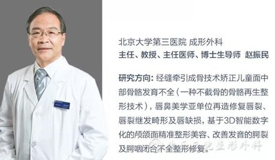 北京大学第三医院成形外科 赵振民